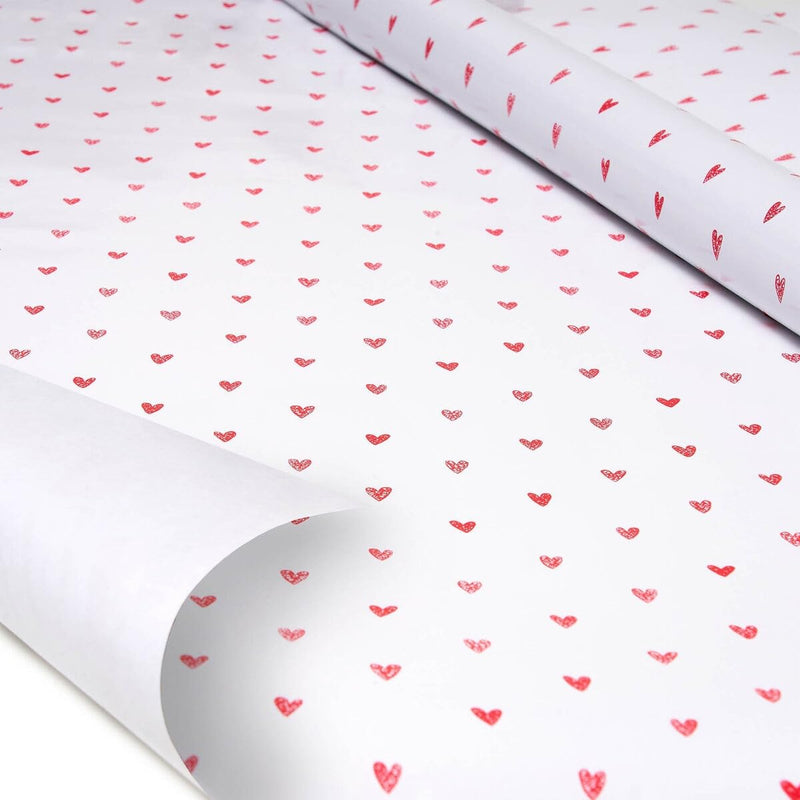Legami WRAP0021 Hearts Gift Paper Roll 70 x 200 cm
