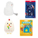 LEGAMI Bundles, Dino Night Light, Pinball Machine Space, Minatur Lie Detector, Kitchen Timer in Chicken Design, Gift Set (Dino Fantasy