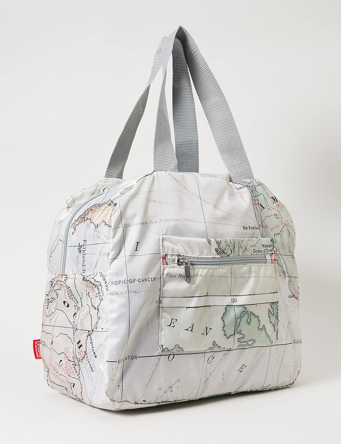 Legami Folding Travel Bag, Print: Map