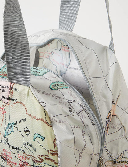 Legami Folding Travel Bag, Print: Map