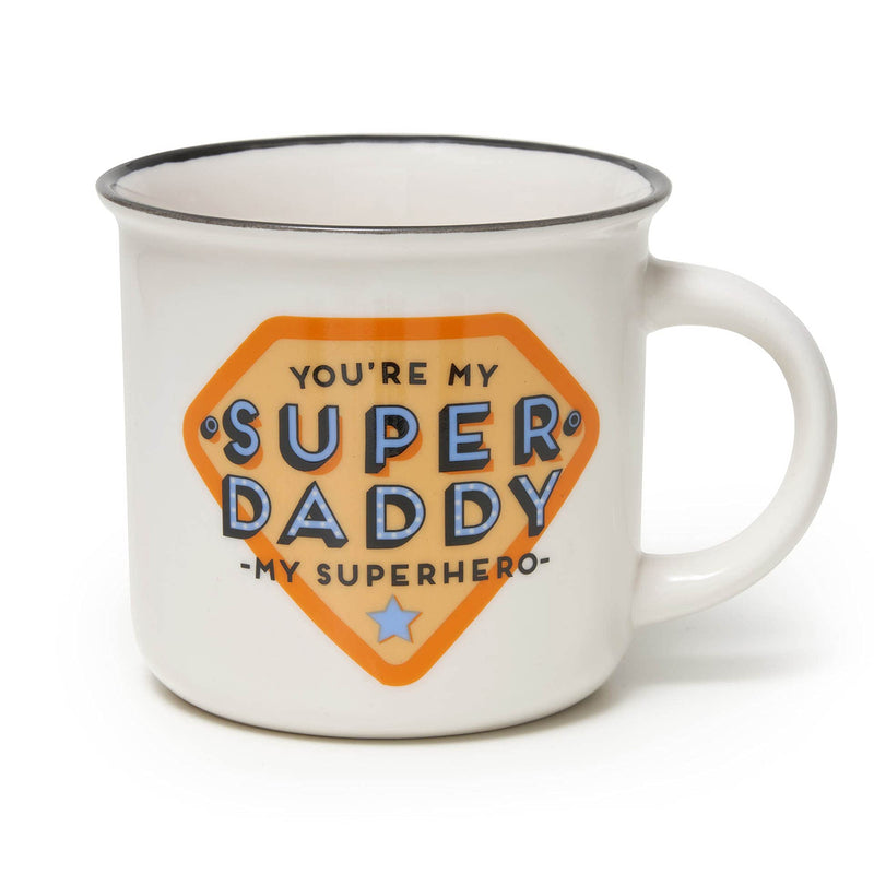 Legami Cup-Puccino Daddy Porcelain Mug, Multi-Colour