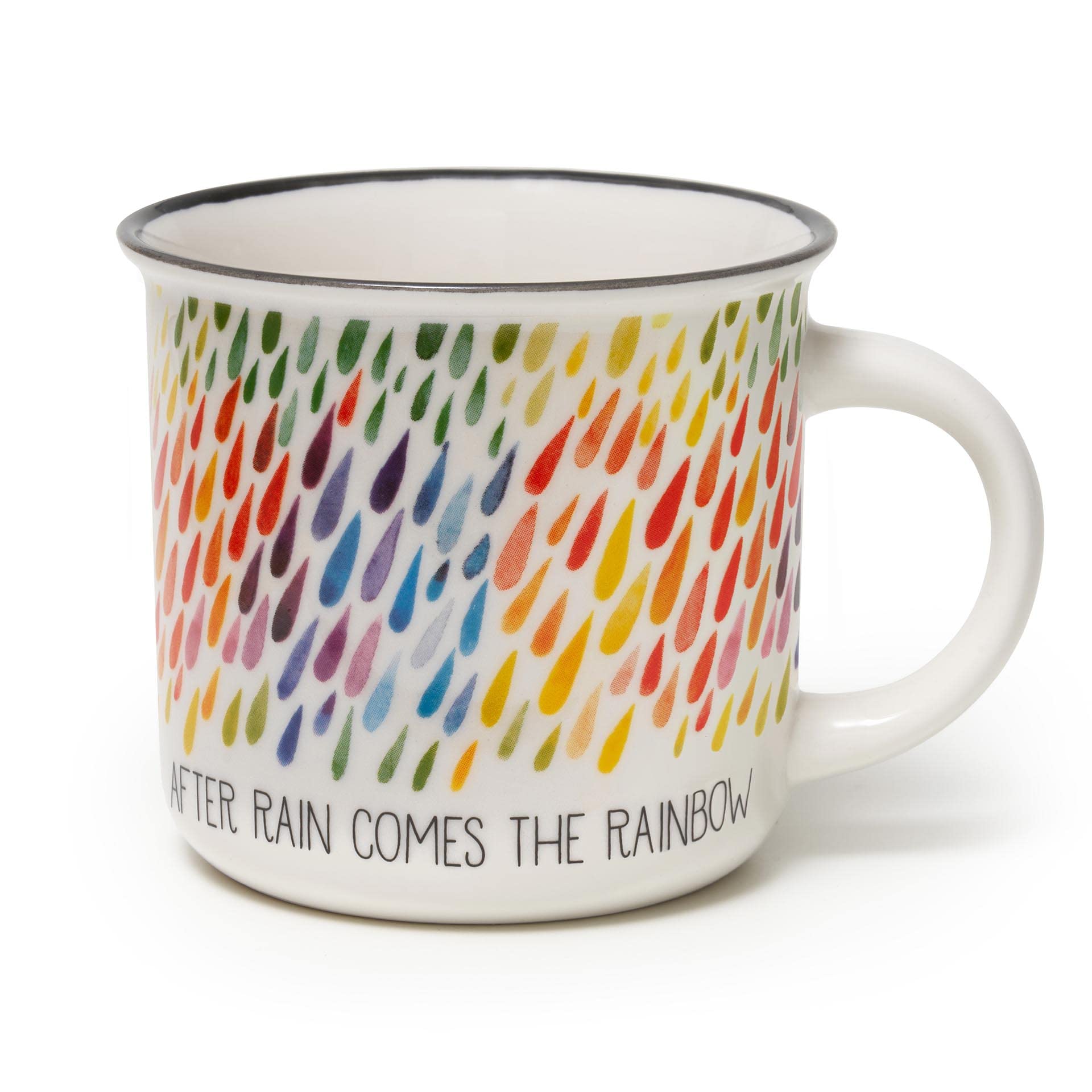 Legami - Cup Puccino, New Bone China Mug, After Rain, Take a Break Collection, 350 ml, Dishwasher Safe, Microwave Safe