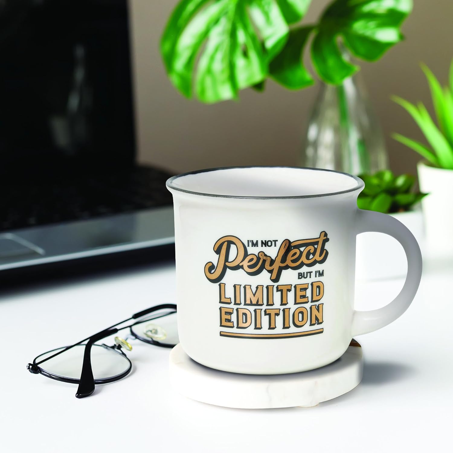 Legami Milano Take a Break-Cup-Puccino-Porcelain Mug, White, Medium
