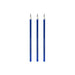 Legami - Refill for Erasable Gel Pen, Set of 3, Height 13 cm, Blue Thermosensitive Ink, Tip 0.7 mm