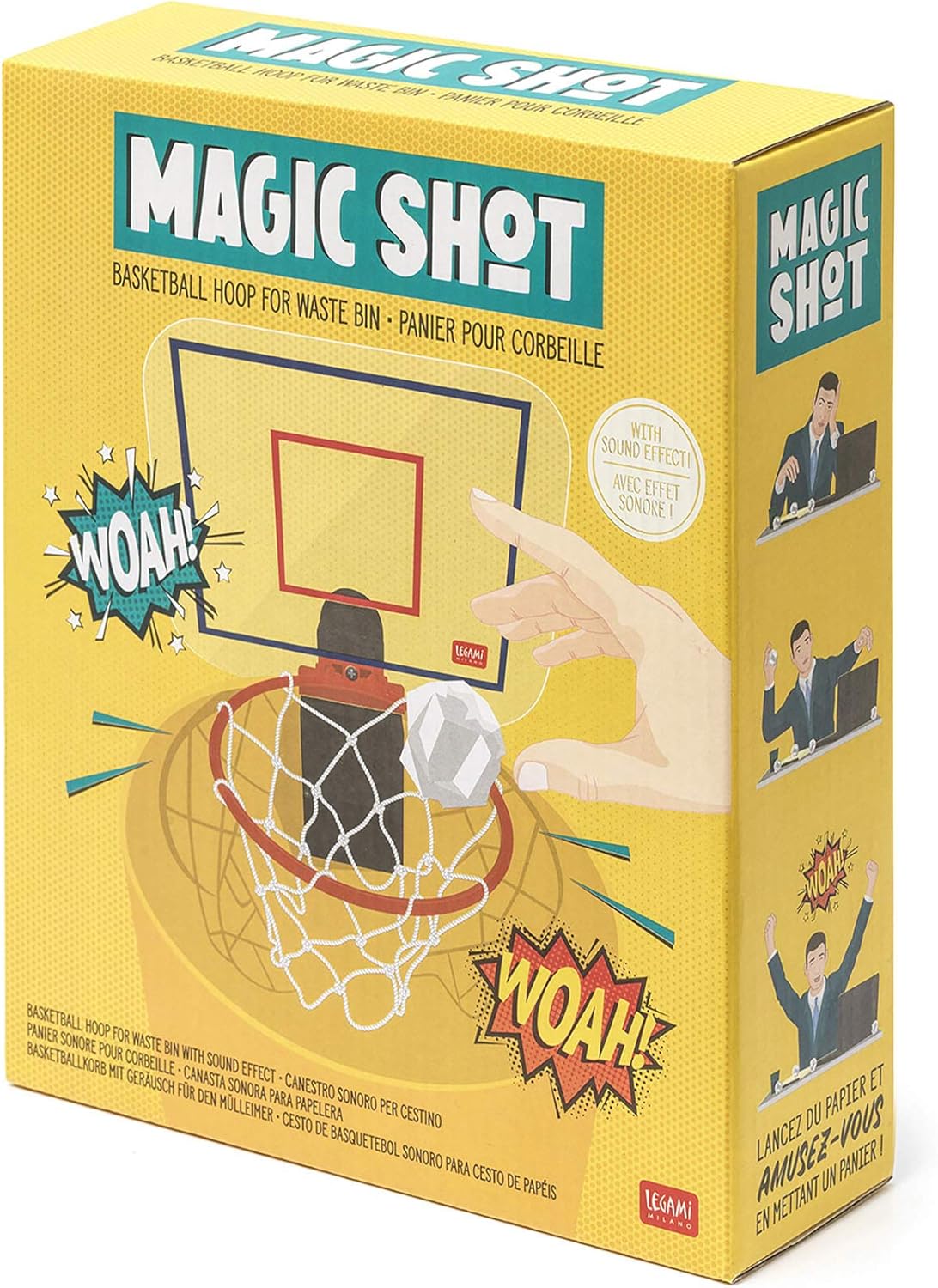 Legami - Magic Shot - Sound Basket Basket, Multi-Colour, M