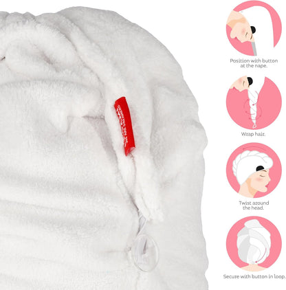 Legami Love My Hair - Hair Turban Towel - Panda