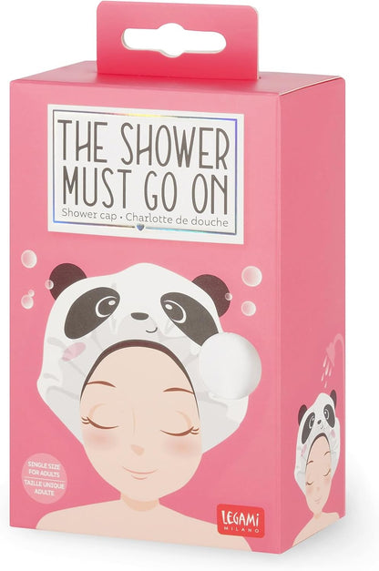 Legami The Shower Must Go On - Shower Cap - Panda