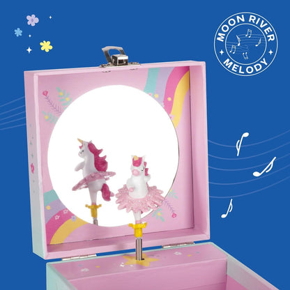 LEGAMI Musical Jewellery Box with turning Unicorn