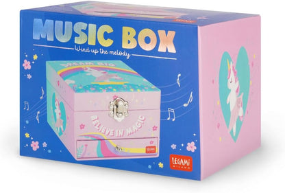 LEGAMI Musical Jewellery Box with turning Unicorn