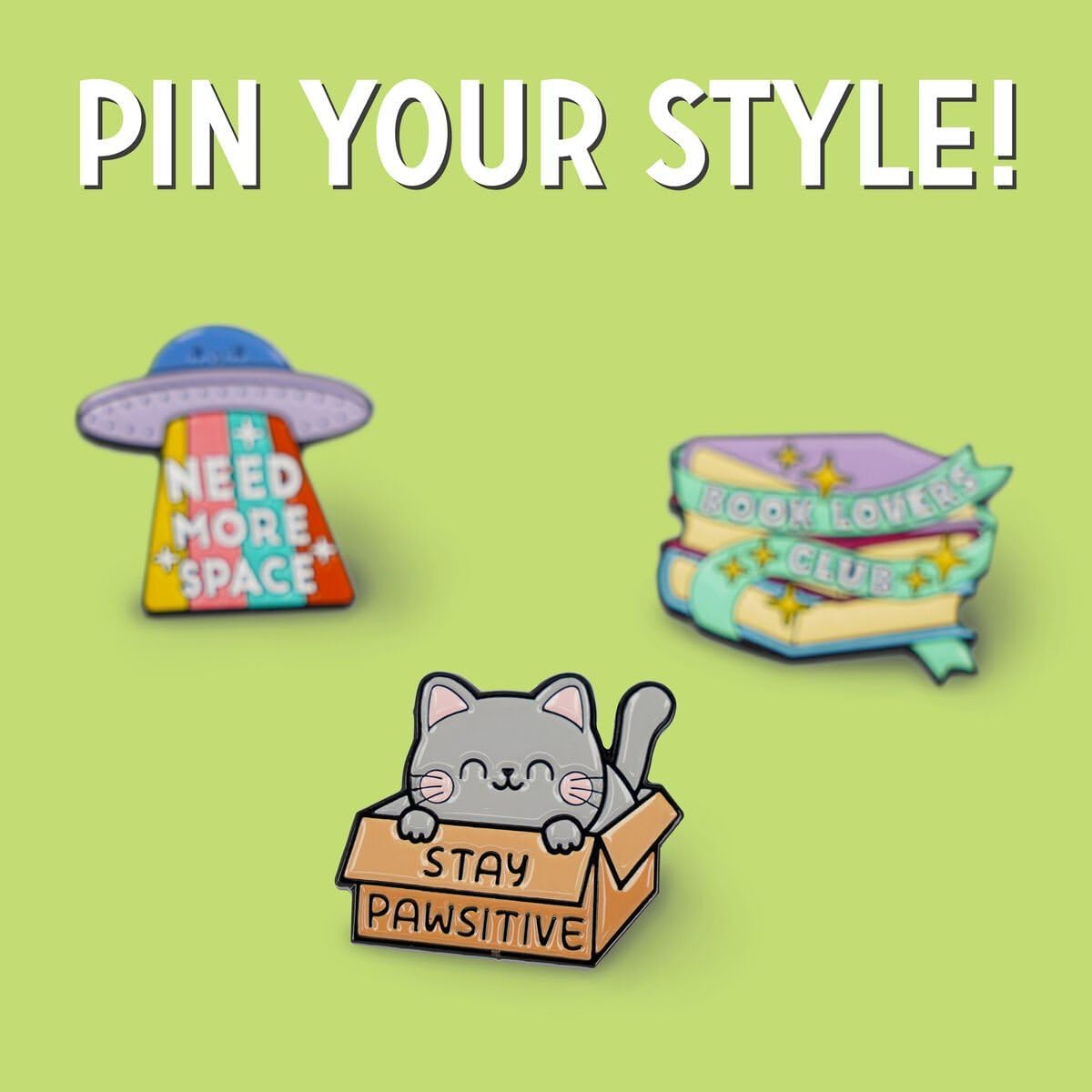 Legami Enamel Metal Pin - Pin Your Style! - Kitty