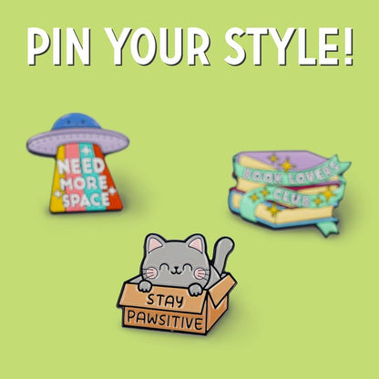 Legami Enamel Metal Pin - Pin Your Style! - Kitty