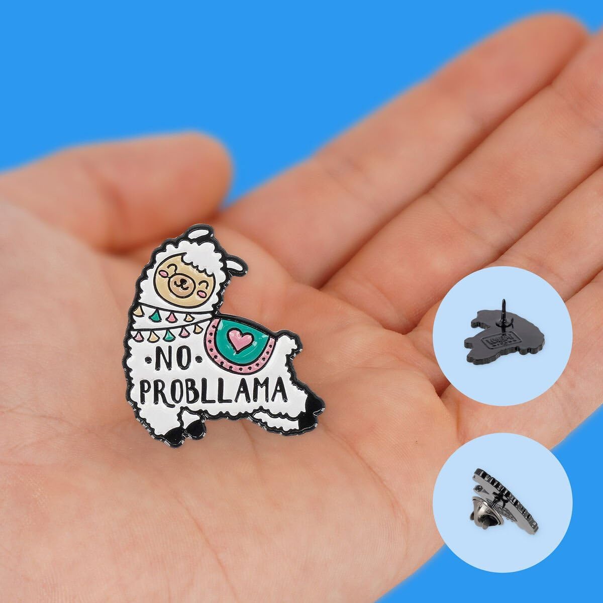 LEGAMI Enamel Metal Pin - Pin Your Style! - Llama