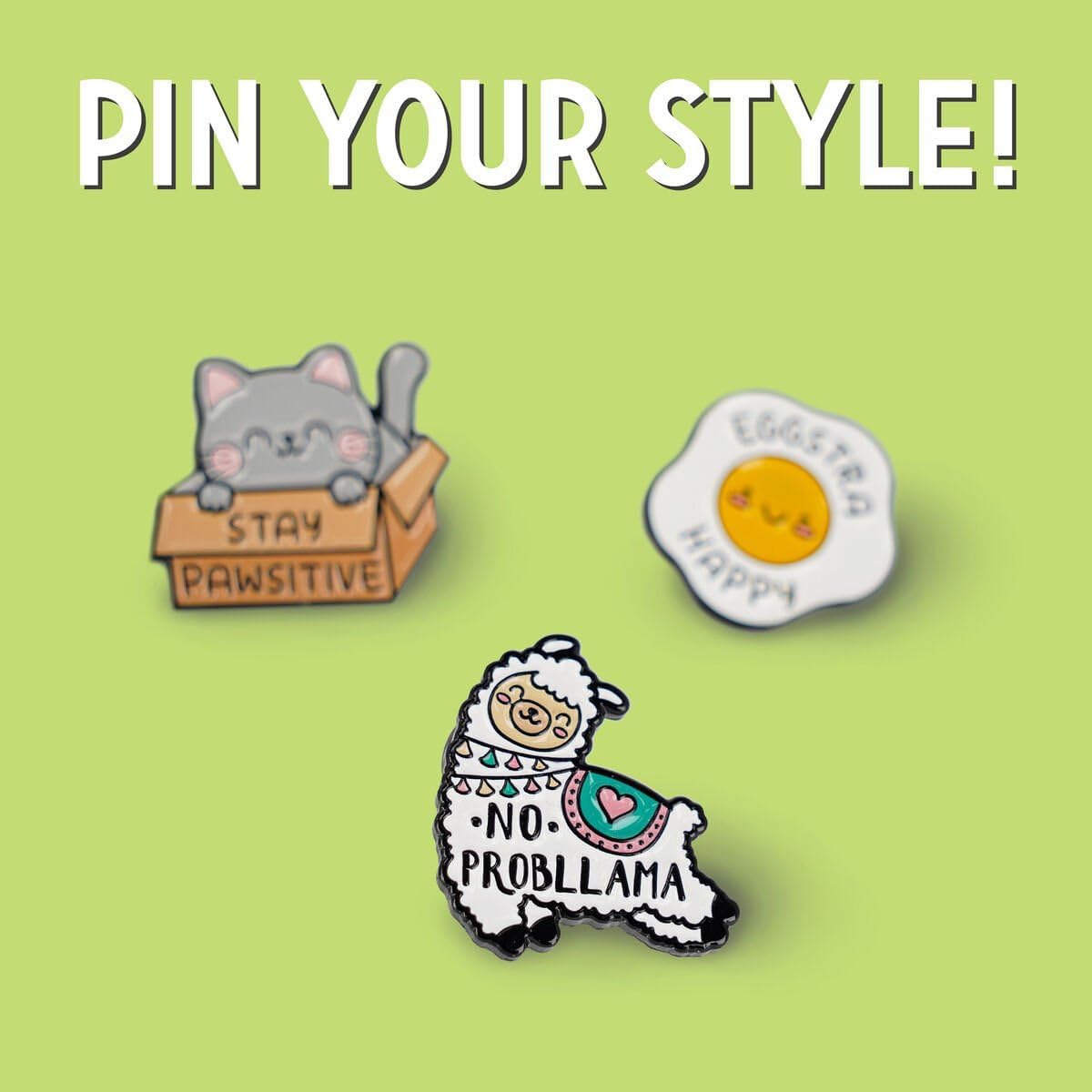 LEGAMI Enamel Metal Pin - Pin Your Style! - Llama