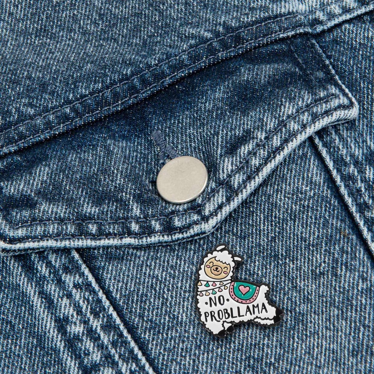 LEGAMI Enamel Metal Pin - Pin Your Style! - Llama