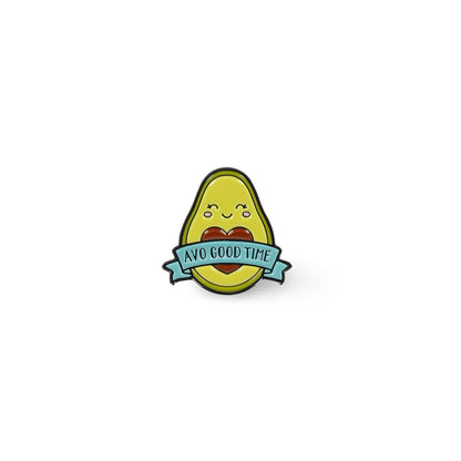 Legami Enamel Metal Pin - Pin Your Style! - Avocado, Multicolor, 0