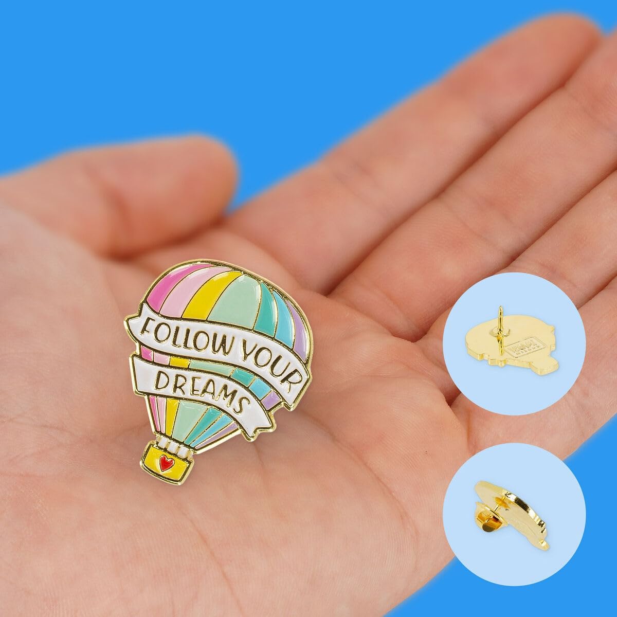 Legami Enamel Metal Pin - Pin Your Style! - Air Balloon