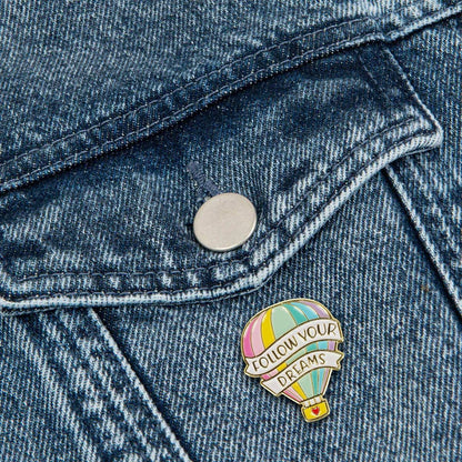 Legami Enamel Metal Pin - Pin Your Style! - Air Balloon