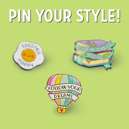 Legami Enamel Metal Pin - Pin Your Style! - Air Balloon