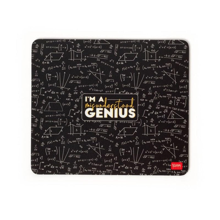 Legami - Mouse Pad, Boss Theme, Mouse Pad with Dustproof and Anti-Glare PVC Surface, Non-Slip Rubber Base, 22.3 x 23.3 cm