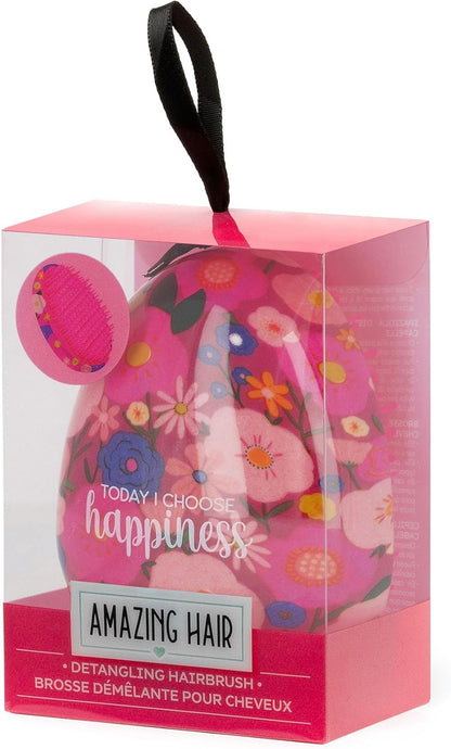 Legami Amazing Hair - Detangling Hair Brush - Flowers