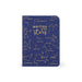Legami - Blue Passport Holder, Passport Holder Wallet for Travel, Passport Case, 1 Passport Pocket, 4 Card Pockets, RFID Protection, 10.5 x 14 x 1 cm, Stars Theme, Blue, S, Casual