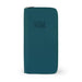 Legami - Petrol Blue Travel Document Holder Passport ID Card Holder RFID Blocking 4 Large Pockets 7 Small Pockets Zip Closure 11 x 24 x 3 cm, Blue, L, Casual