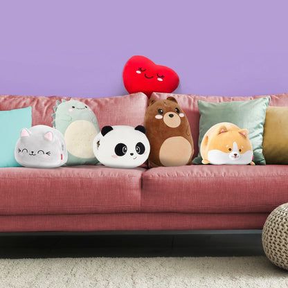 Legami - Cojín súper Suave, Oso de Peluche, Suave y tierno, Osito Acolchado para abrazar, Idea de Regalo para niños Adultos, Dimensiones 28 x 42 x 14 cm