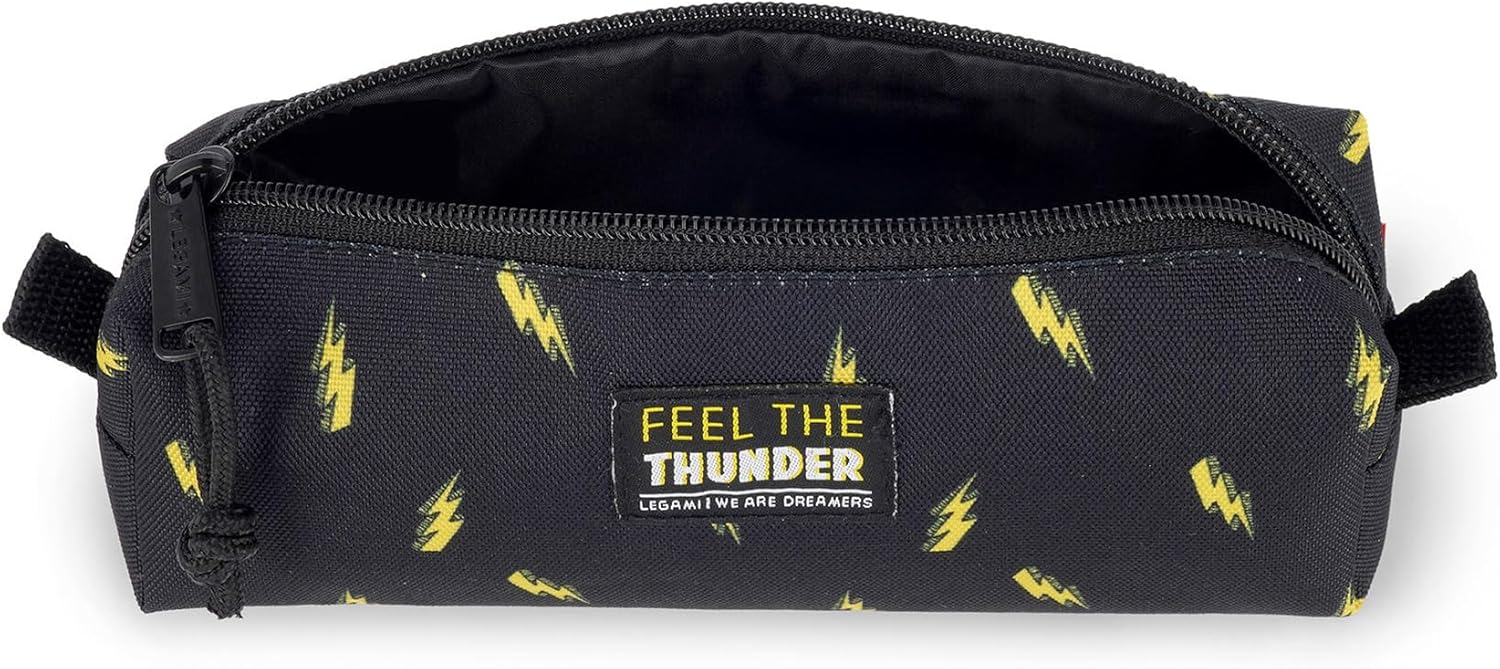 Legami - Case, Zip Closure, Made from Recycled Plastic, Durable, Practical, 22x6cm, Flash Theme, Flash, Taglia Unica, Flash File