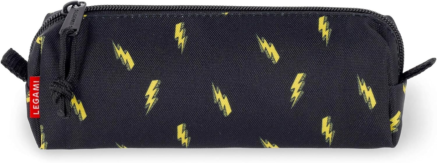 Legami - Case, Zip Closure, Made from Recycled Plastic, Durable, Practical, 22x6cm, Flash Theme, Flash, Taglia Unica, Flash File