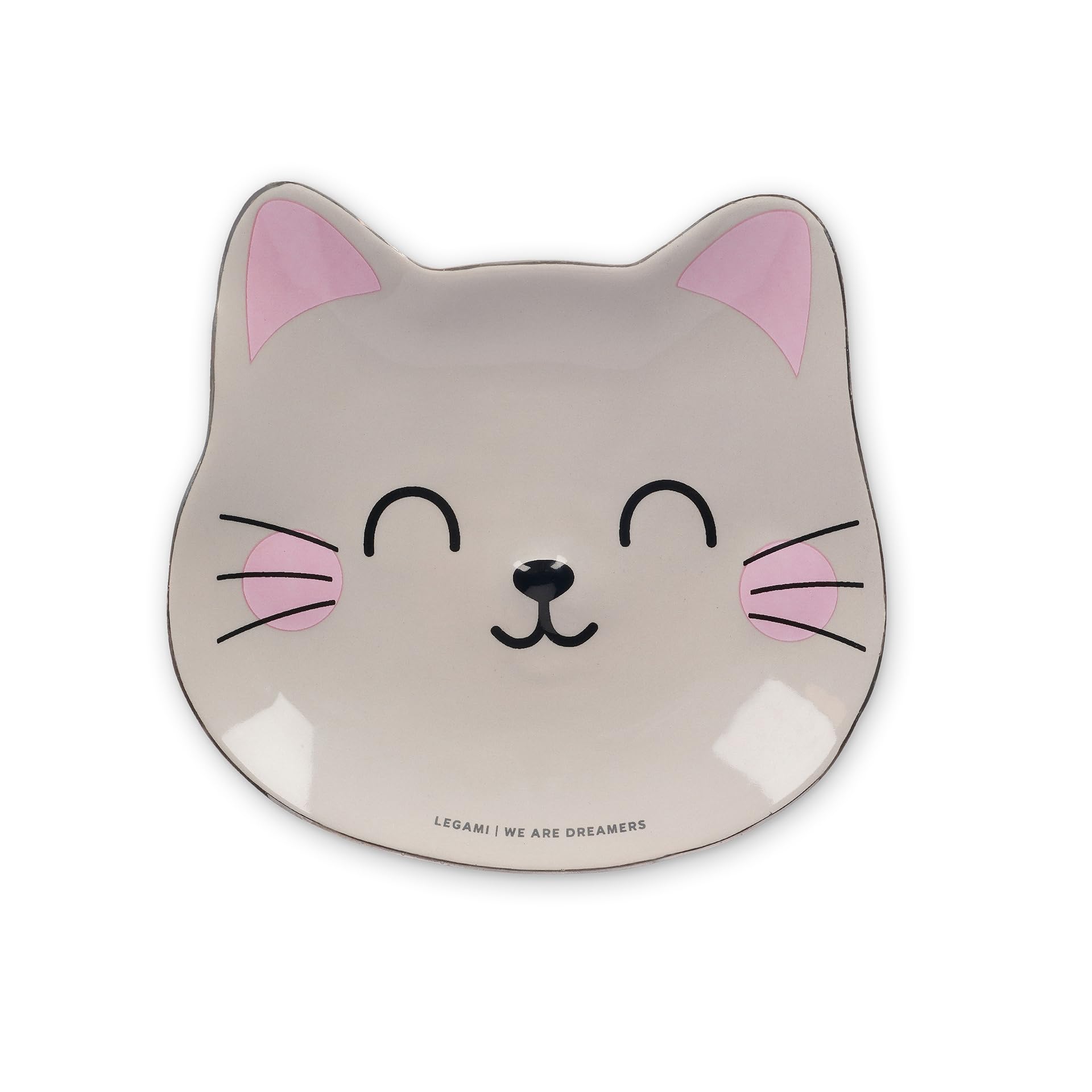 LEGAMI Platillo de cerámica, Gatito, S