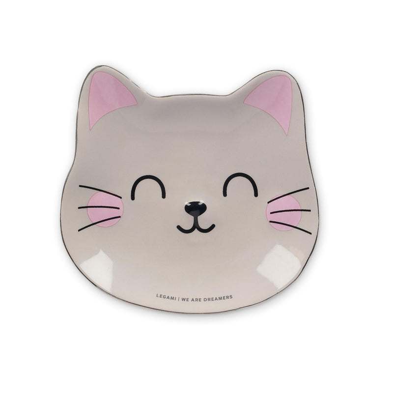 LEGAMI Platillo de cerámica, Gatito, S