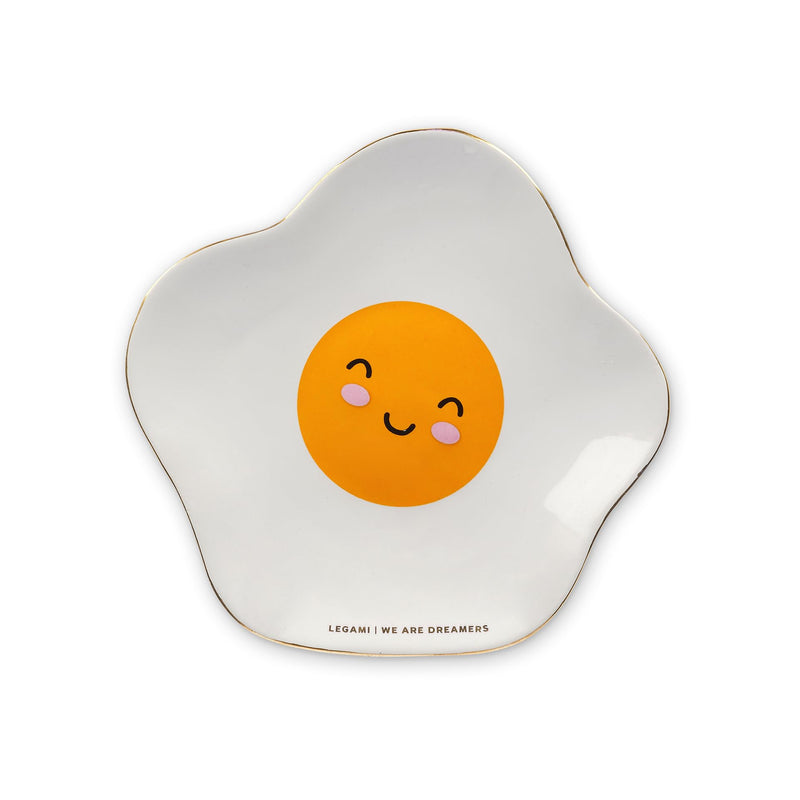 Legami Ceramic Saucer, Egg, Small