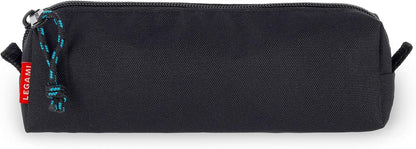 LEGAMI - Black Pencil Case, Zip Closure, Recycled Plastic, 22x6cm