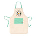 Legami - Kitchen Apron Men Women, Super Chef, Front Pocket, Adjustable, One Size, Machine Washable, Size 56 x 76 cm, No Idea What I am Doing Theme, beige, One Size