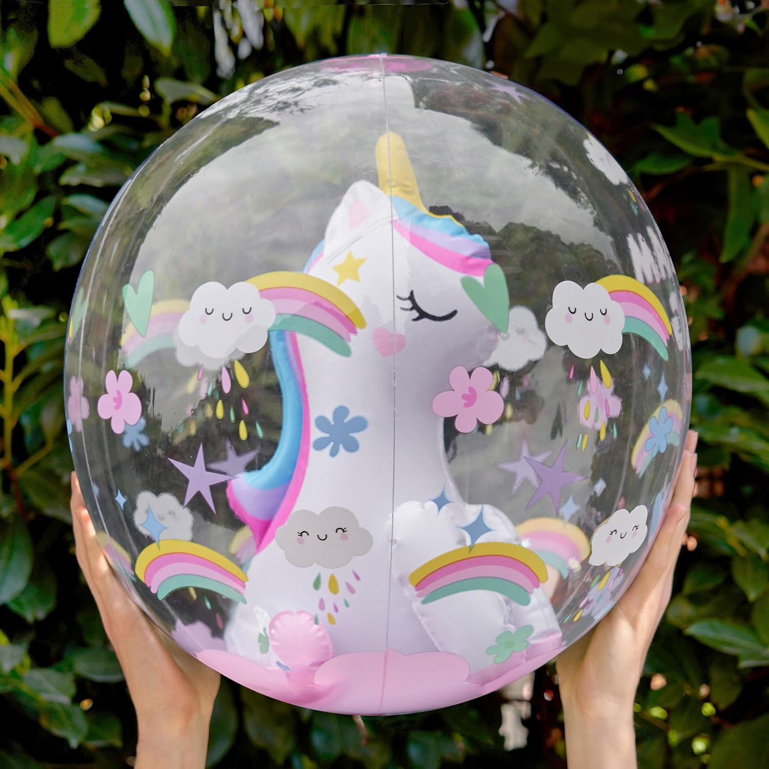 Legami - Inflatable Beach Ball, PVC Inflatable Ball, Soft for Children, Inflatable Ball for Beach Parties, Inflatable for Playing Football Volleyball, Diameter 40 cm