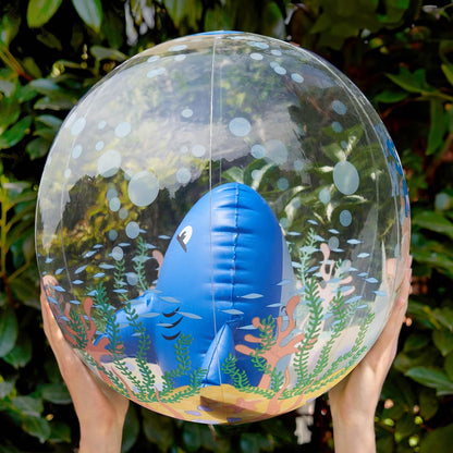 Legami - Inflatable Beach Ball, PVC Inflatable Ball, Soft for Children, Inflatable Ball for Beach Parties, Inflatable for Playing Football Volleyball, Diameter 40 cm