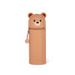 Legami - Estuche Escolar Kawaii 2 en 1 de Silicona Blanda, portabolígrafos de Mesa, Cremallera, lápices de Colores rotuladores, H 18,5 cm