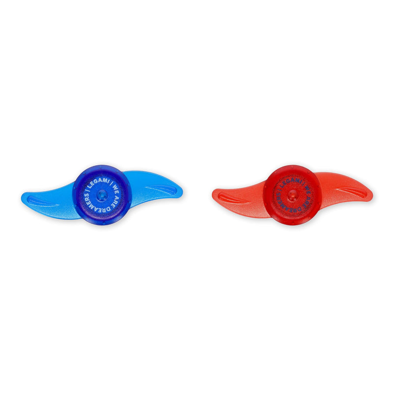 Legami - Set of 2 Bicycle Spoke Lights - Ride & Shine White Light Bike Wheel Lights for Children, Teenagers, Adults, Bright Clips for Bike Spokes, Batteries Included LR1130, Space