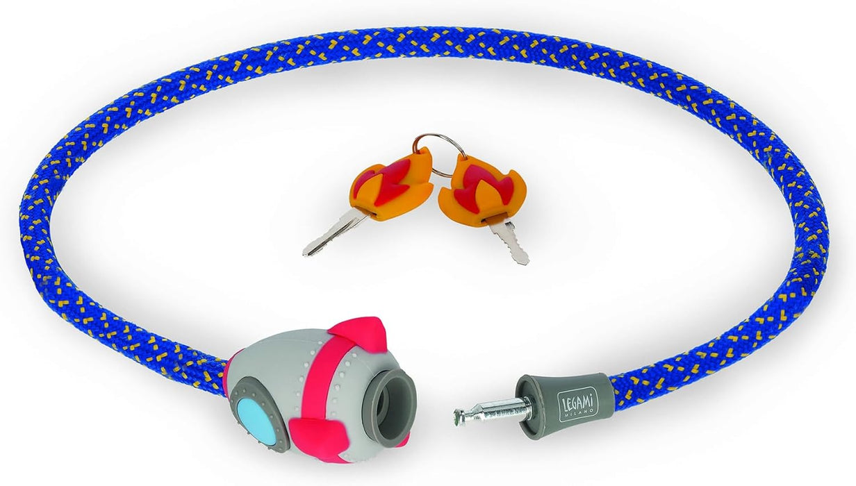 Legami BLS0002 Lucchetto per bici Bike Lock, Blue