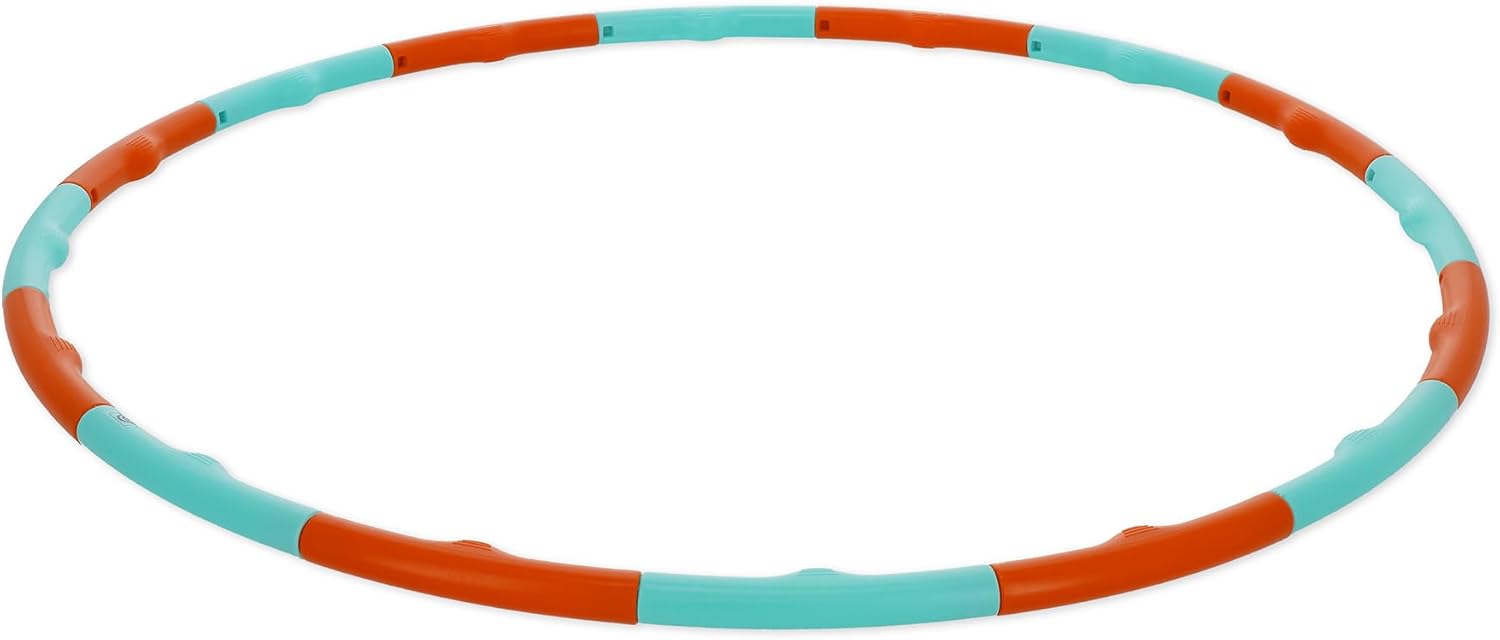 Legami - Hula Hoop Adults, Hula Hoop for Children, Slimming Fitness, Fun Circle Game Assured, Easy to Assemble, Easy to Use, 16 Sections, Diameter 78 cm