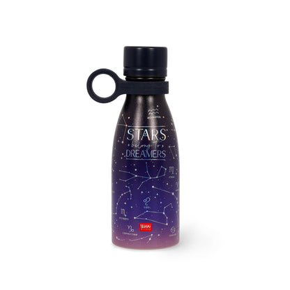 Legami Insulated Water Bottle, Blue, Mini