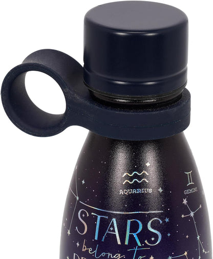 Legami Insulated Water Bottle, Blue, Mini