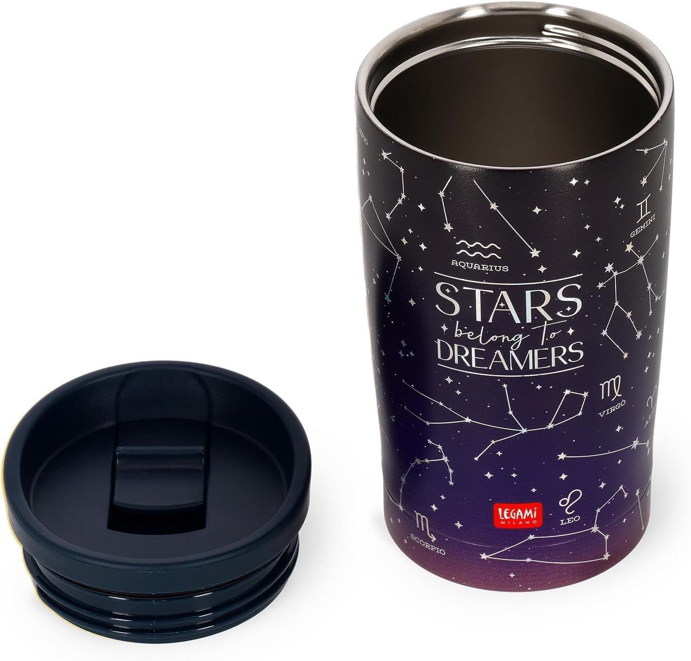 Legami Thermal Tumbler, Blue, Regular