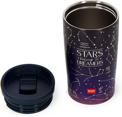 Legami Thermal Tumbler, Blue, Regular