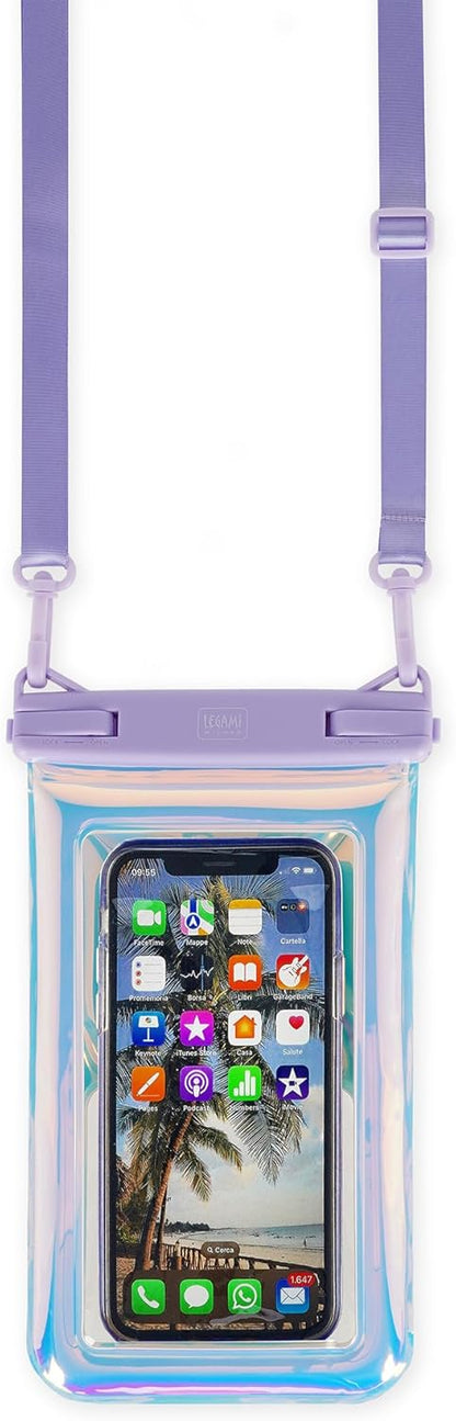 LEGAMI - Waterproof Phone Case, Floating Smartphone Case, Waterproof Bag, Airtight Closure, Touch Screen, Underwater Case Max 6.5" Screen, 13.5 x 27 x 2.7 cm