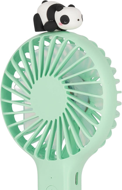 Legami - Mini Ventilatore Portatile Ricaricabile, Mini Fan, Ventilatore Panda Piccolo Tascabile a 3 Velocità, USB Ricaricabile, 6 x 21,5 x 6,6 cm
