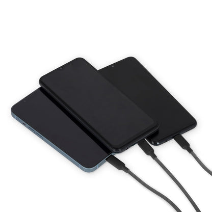 LEGAMI - Three Hugs Kitty 3 in 1 Charging and Sync Cable 5 Ports with Type-C USB Adapter Fast Charge up to 60W/3A Length 120cm