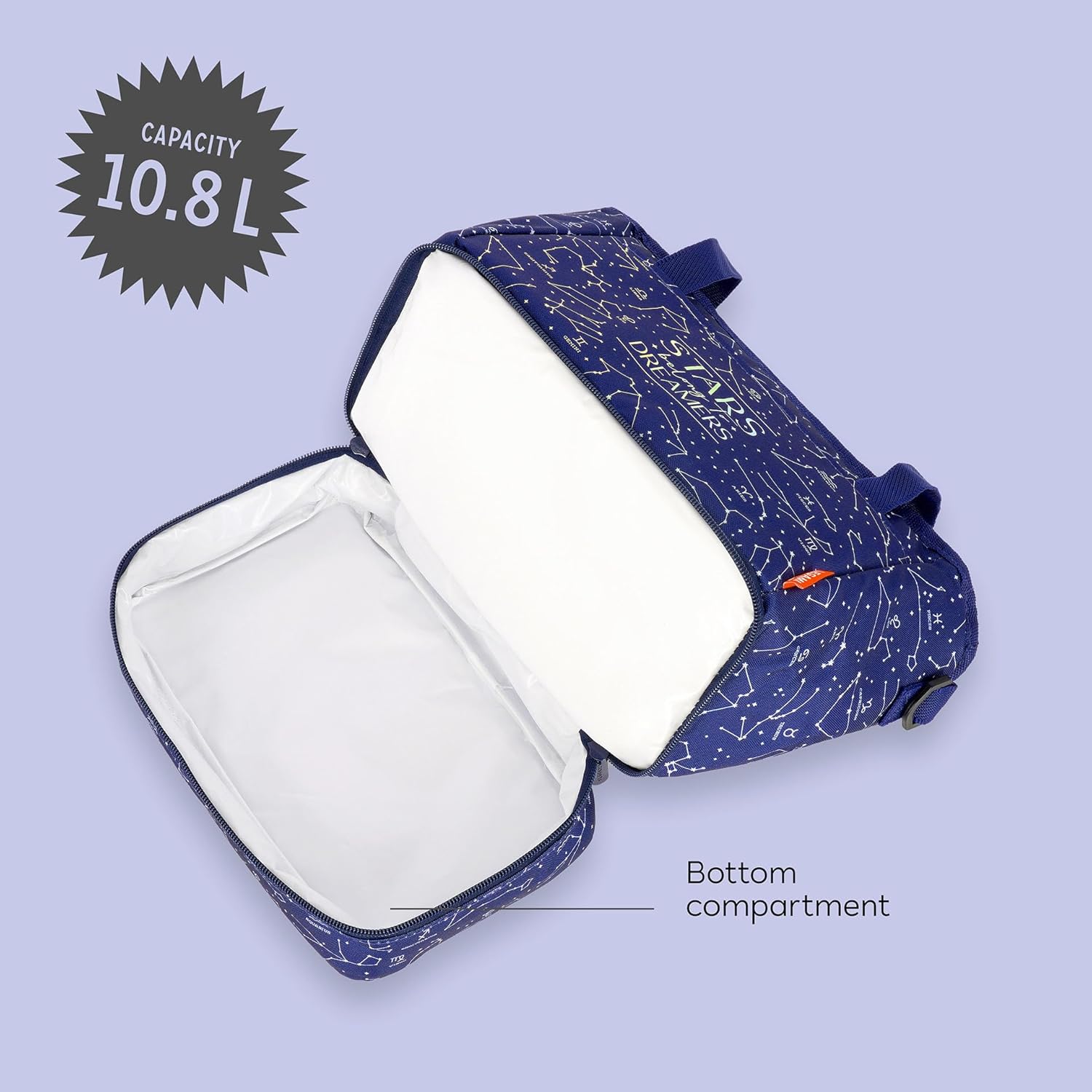 LEGAMI LLBAG0004 borsa Porta pranzo Lunch Bag, RPET, EVA, Sponge, Stars