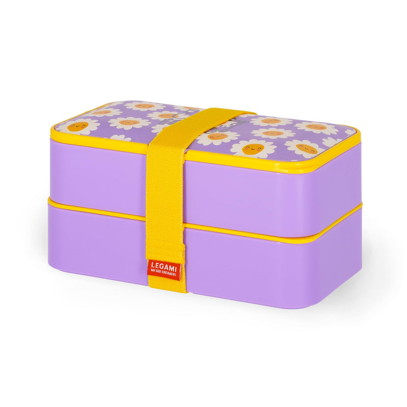 Legami LBD0003 Lunch Box, Polypropylene Silicone Nylon, Purple
