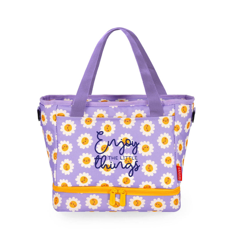 Legami LLBAG0005 Borsa Porta Pranzo Lunch Bag, Ethylene Vinyl Acetate PRET EVA Sponge, Purple